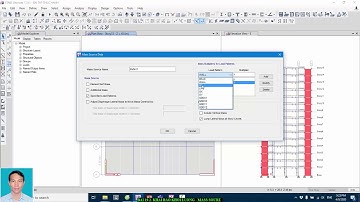 ETABS 17: BÀI 21. Khai báo khối lượng tính gió động - MASS SOURCE