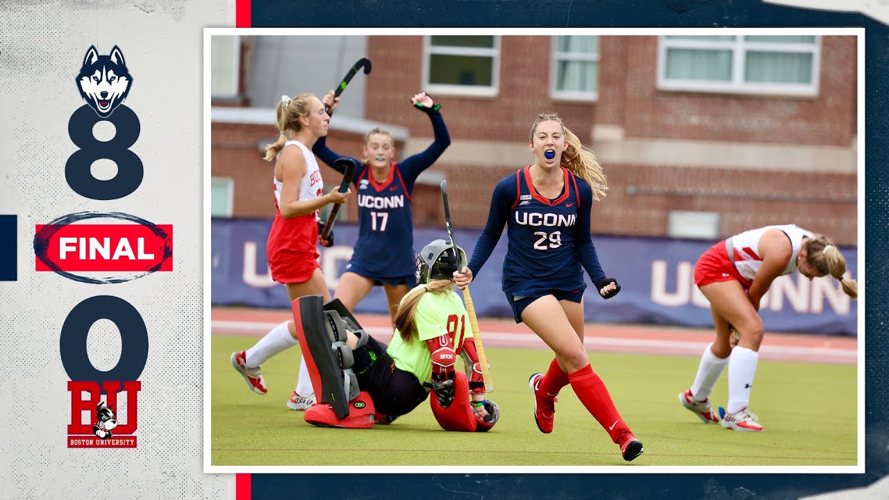 UConn Field Hockey vs. BU Highlights YouTube