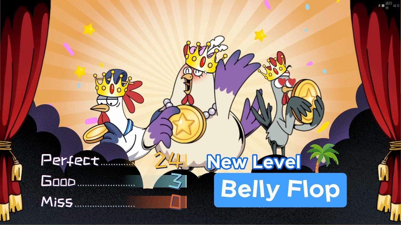 Rhythm Hotel Rhythm Hotel New Level "Belly Flop"，Who could resist a bunch of diving chicks?