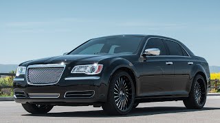 Chrysler 300C on Lexani Forged LF712 Wheels by California Wheels Slammed Custom Chrysler 300c On Lexani Copper Finish Wheels