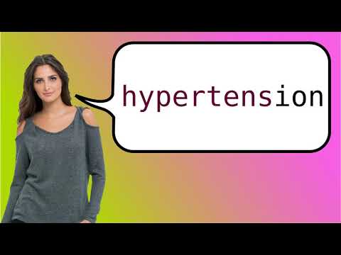 Vídeo: O que é hipertensão em inglês?