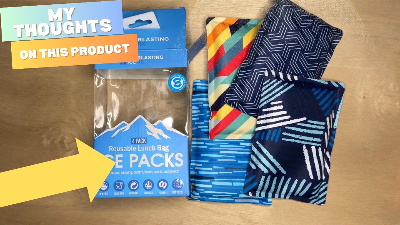 Amazon Product Review | Everlasting Ice Reusable Ice Packs for Lunch Boxes & Coolers (4 Pack)