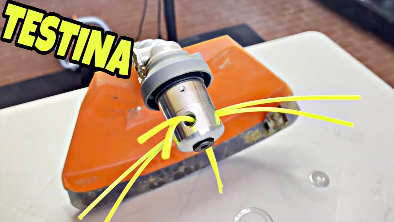 TESTINA DECESPUGLIATORE - replace brush cutter head - OLEO MAC SPARTA 250 #tagliaerba