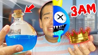 Do Not Drink Rainbow Friends Potion From The Dark Web At 3am blue Friend Came After Us