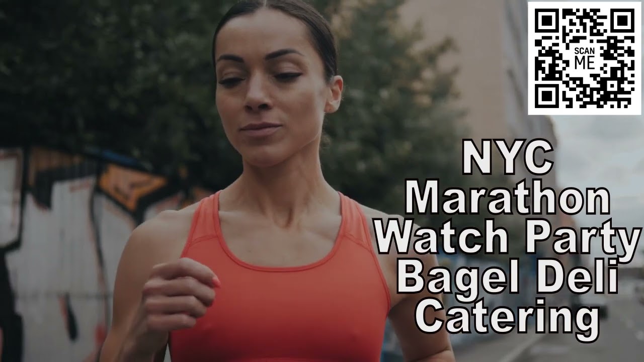 NYC Marathon Watch Party Bagel Platters Catering Broad Nosh Bagel Deli Catering NYC