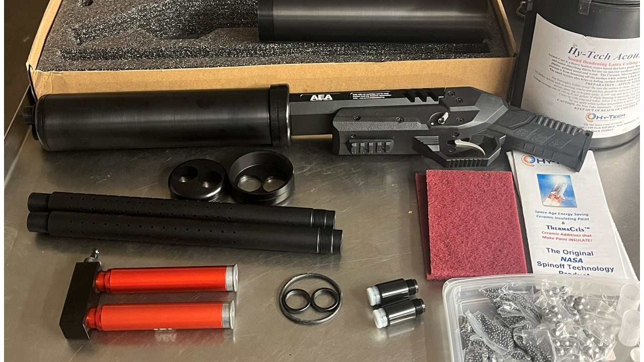 Специальное ружье AEA Harpoon Magnum 72 калибра со встроенным глушителем VID227