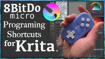 How To use an 8BitDo micro with Krita (Linux, Mac, Win)