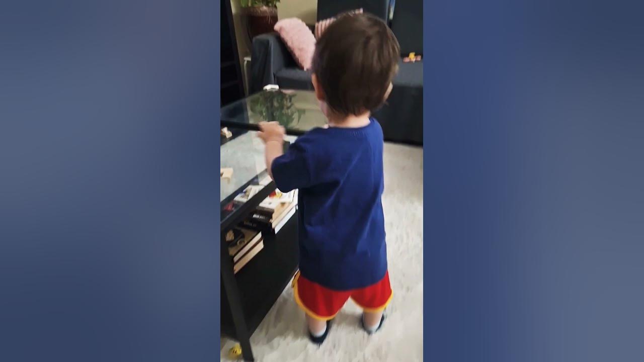 Omar playing piano cutie baby