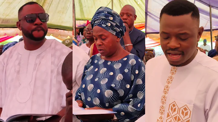 FAMILY THANKSGIVING BEGINS IN CHURCH LIVE AT ODUNLADE ADEKOLA FATHER FINAL BURIAL IN OTUN EKITI