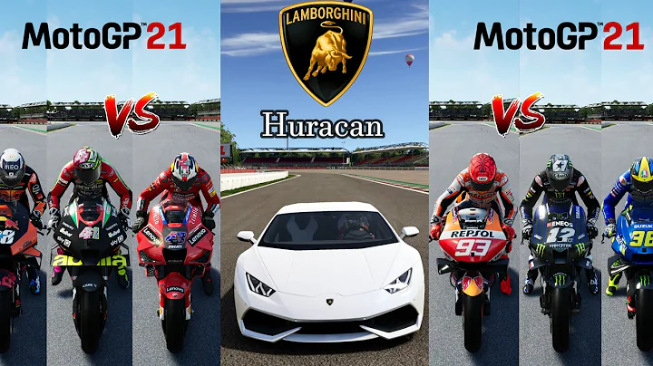 Lamborghini Huracan VS MotoGP 21 GP Bikes || Drag Race 4K || Super Car VS Fastest GP Bikes ||