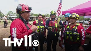 Search crew from Mexico helps recover Texas flood victims