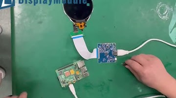 How to use 3.4“ 800x800 Round Screen Display Panel with Raspberry PI 4B