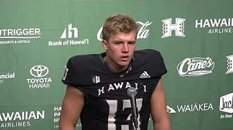 Hawai'i Football Post Press Conference vs Delaware St. 8-24-24 thumbnail