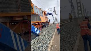 Railway screening machine rail deep cleaning site #technology #infrastructure  #scenichighway