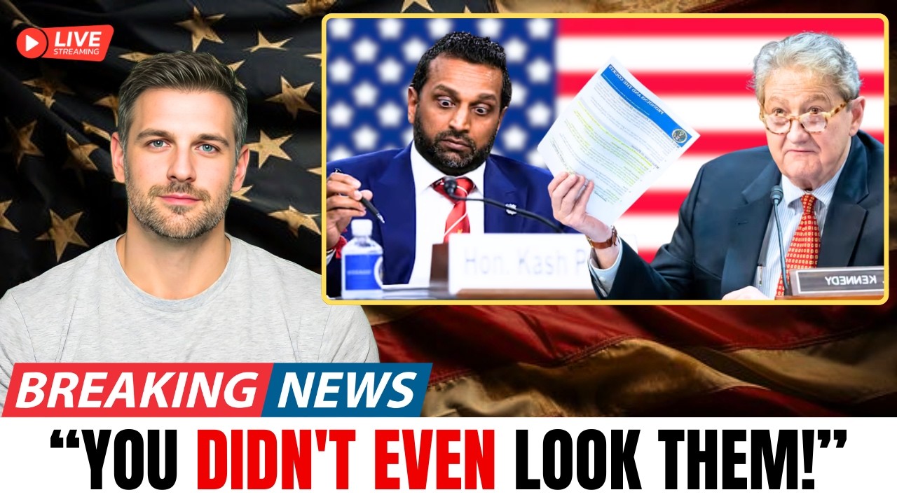 John Kennedy CAUGHT Kash Patel In Congress: 