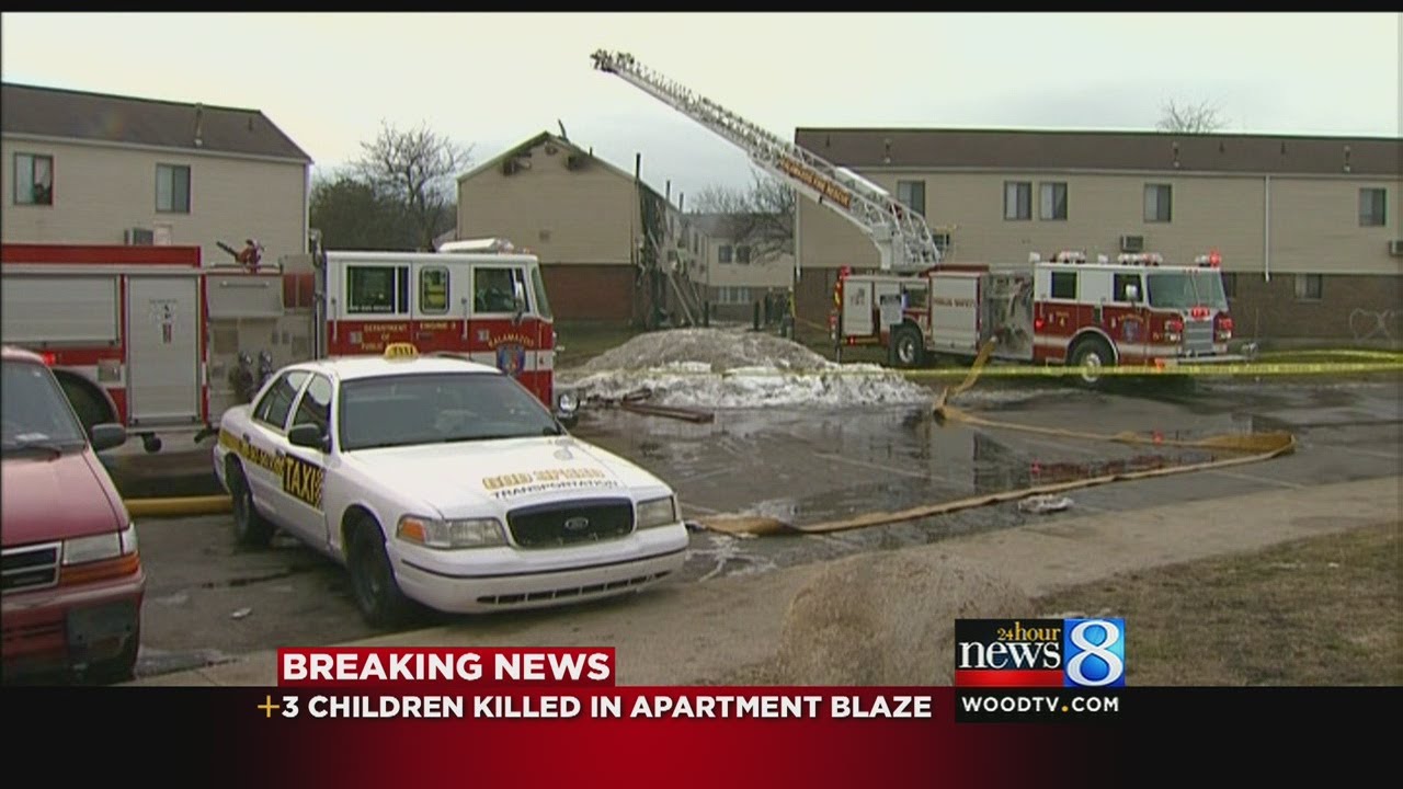 Children killed in Kalamazoo apartment fire YouTube