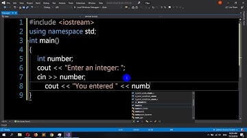 C++ Program to Print Number Entered by User
