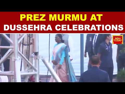 Dussehra: President Droupadi Murmu, CM Rekha Gupta Attend Celebrations At Dwarka’s Ram Leela Ground