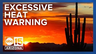 Excessive Heat Warning in effect until Saturday