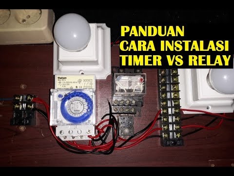 PANDUAN CARA PASANG TIMER THEBEN SUL 181h KE RELAY ATAU ... wiring diagram plc 