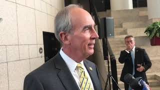 Mobile Mayor Sandy Stimpson speaks after annexation vote
