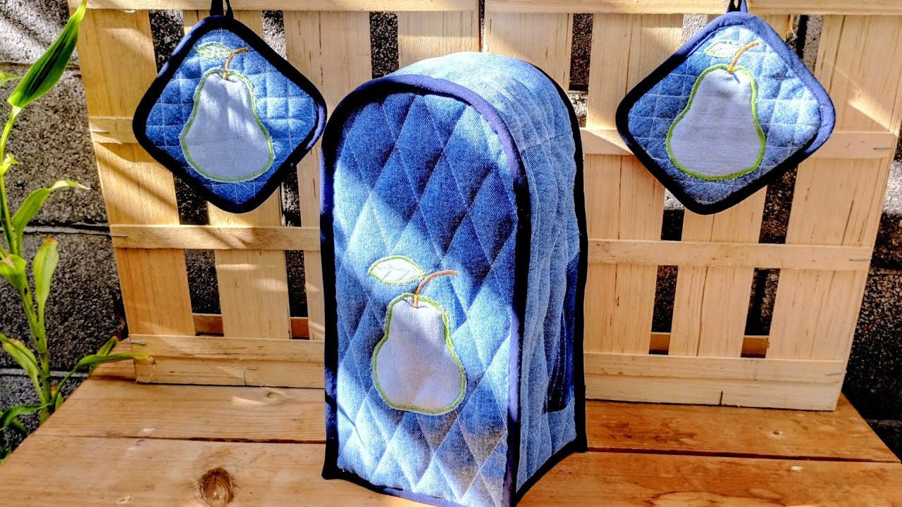 Funda para licuadora/Reciclando jeans/Lencería de cocina