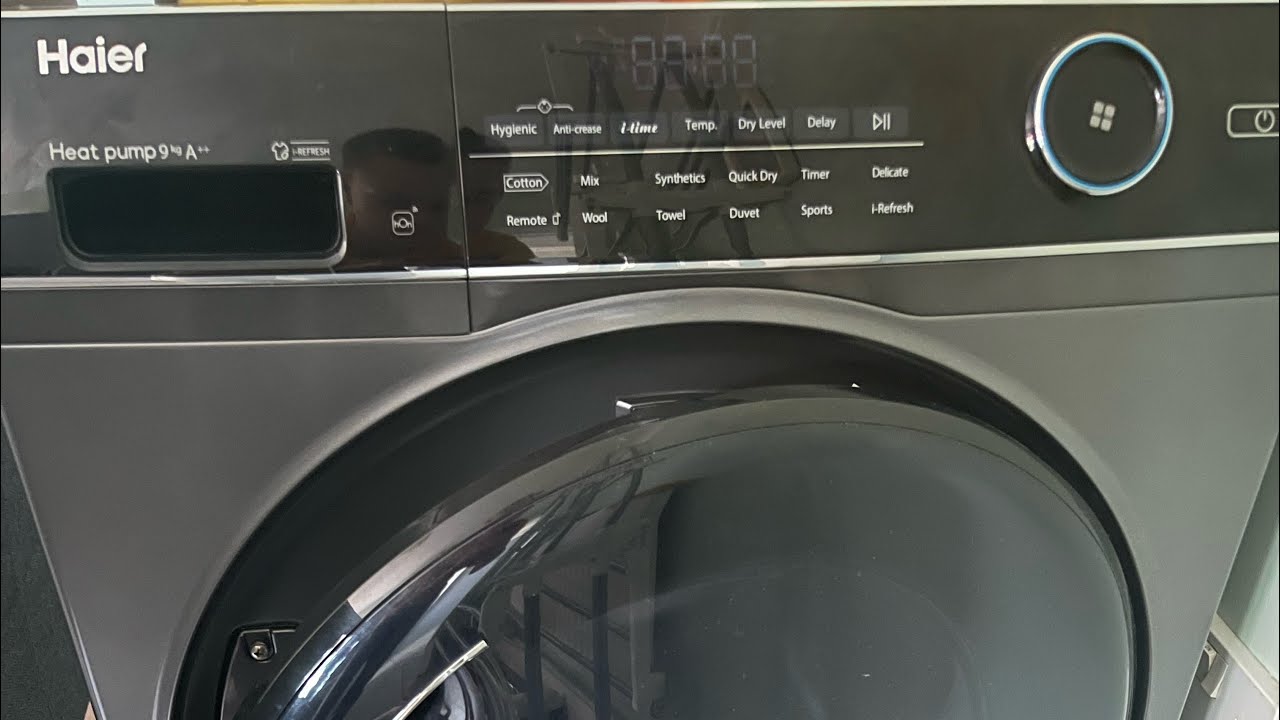 Haier heat pump  9KG A++ HD90-A2959S dryer overview (read description)