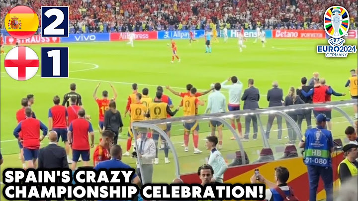 Spain's crazy championship celebration! Spain - England 2-1 | Euro 2024 final