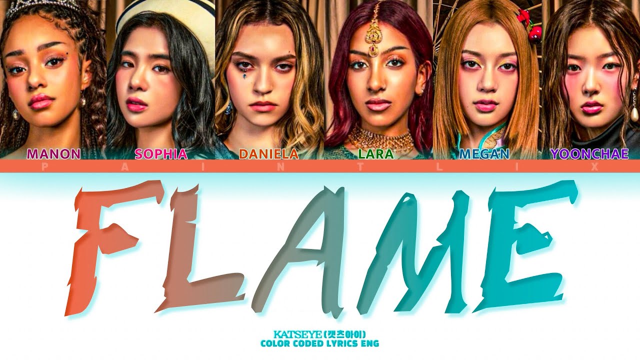 Flame - KATSEYE(캣츠아이) ([OST] from the Netflix Series ‘Jentry Chau vs the Underworld’)[Lyrics Eng]