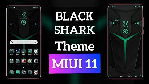 Black Shark 2 phone theme for miui 11| Download Black shark 2 v11 |Miui 11 theme| Digital Avatar