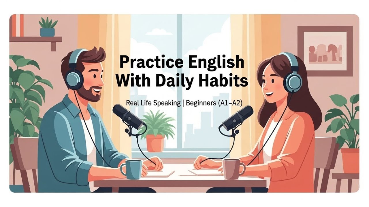 Practice English With Daily Habits | Real Life Speaking for Beginners