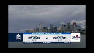 SportsNet intro to Detroit Red Wings @ Toronto Maple Leafs game
