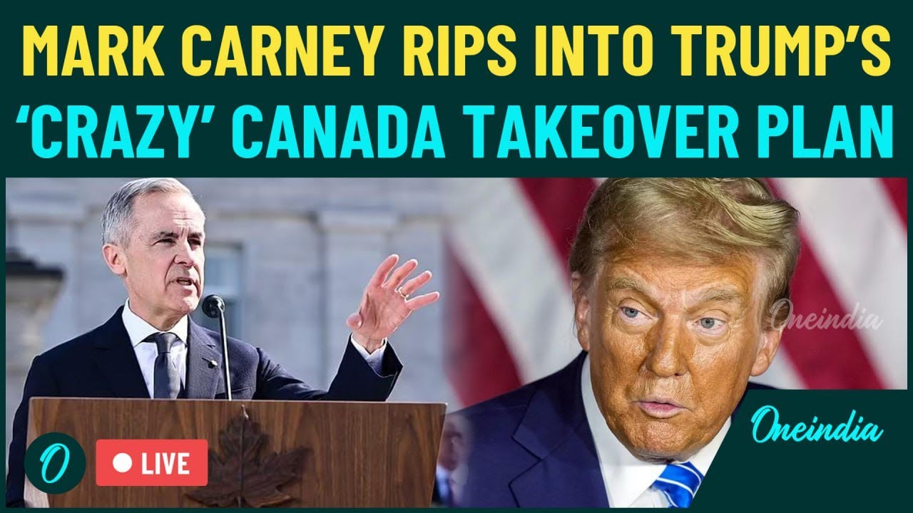 LIVE | Canada’s PM Mark Carney Tears Into Trump | Mark Carney's Blistering Attack on Trump
