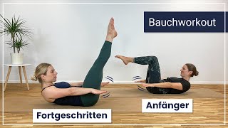 Bauch Workout für Anfänger und Fortgeschrittene ➡️ 8 Übungen für Zuhause