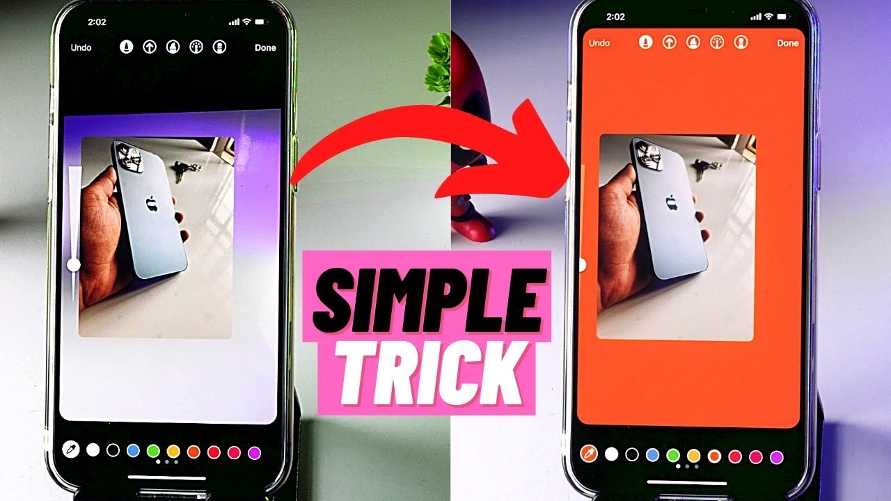 how-to-change-background-color-of-instagram-stories-2021-youtube