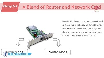 RE- YOUTUBE, DrayTek VigorNIC 132 Series - DrayTek COrp.