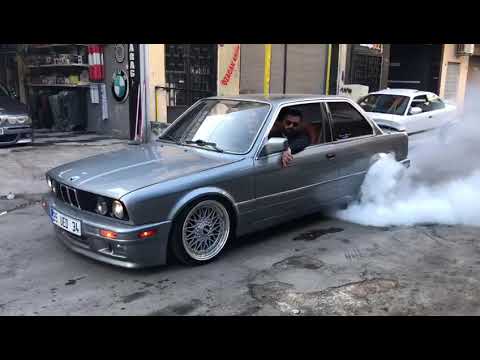 BMW E30 5.VİTES LASTİK YAKMA