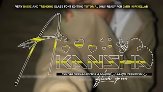 Glass Font 2025 | Latest Glass Font Dp Editing | How To Make Glass Font Dp Editing | Glass Font Dp screenshot 5
