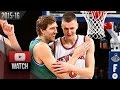 Kristaps Porzingis vs Dirk Nowitzki Duel Highlights (2015.12.07) Knicks vs Mavericks - MUST Watch!