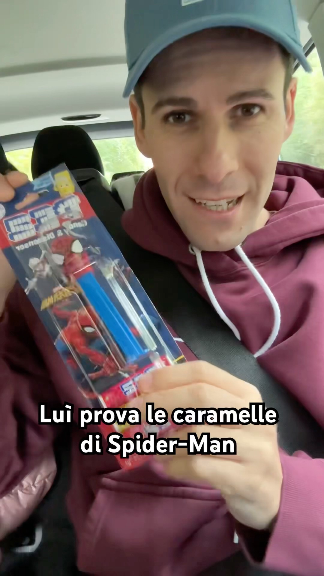 Luì e le caramelle di Spiderman ?