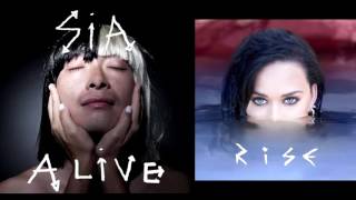 Rise Alive On Fire Instrumental mashup