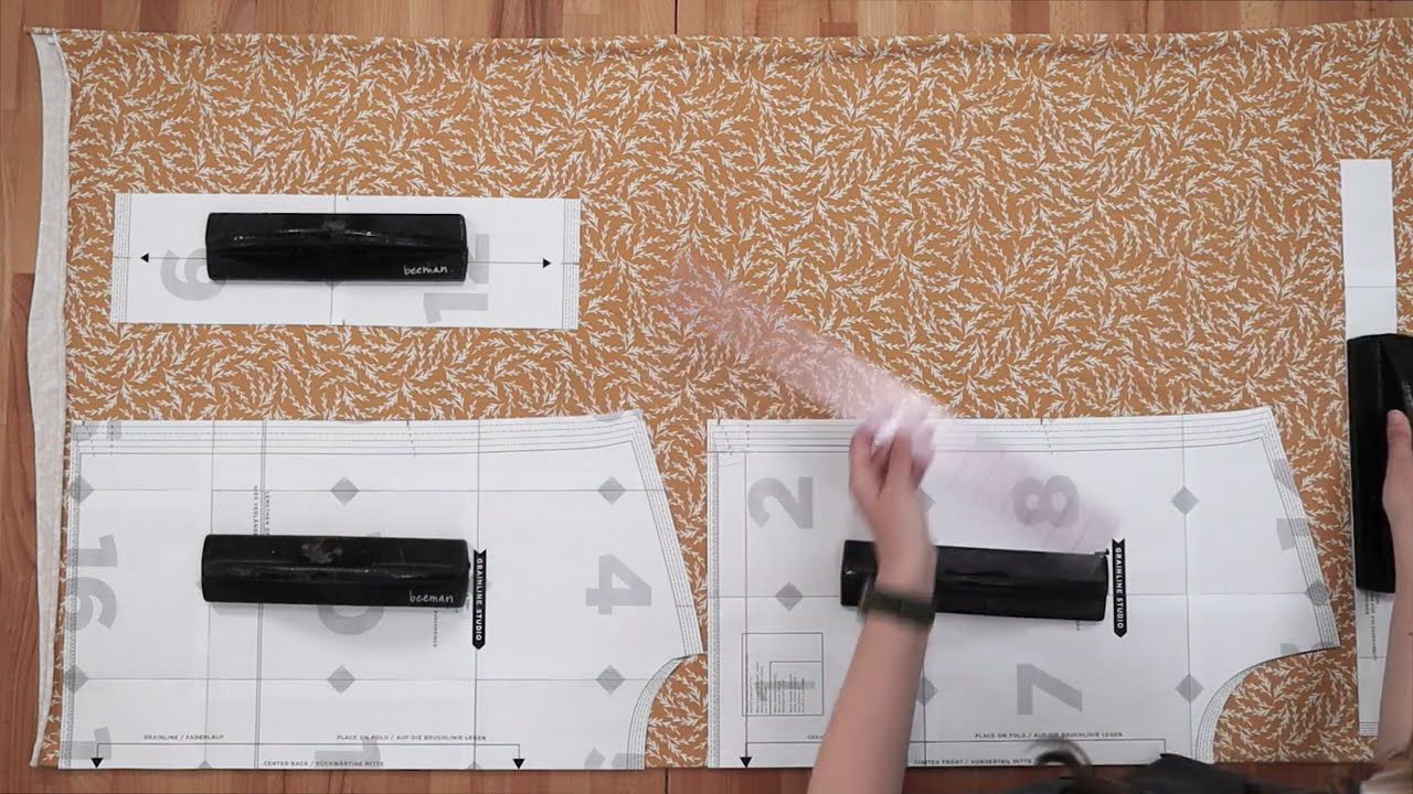 BERNINA L 890 Garment SewAlong with Grainline Studio, Part 4 Cutting