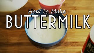 How To Make Buttermilk Substitute At Home.