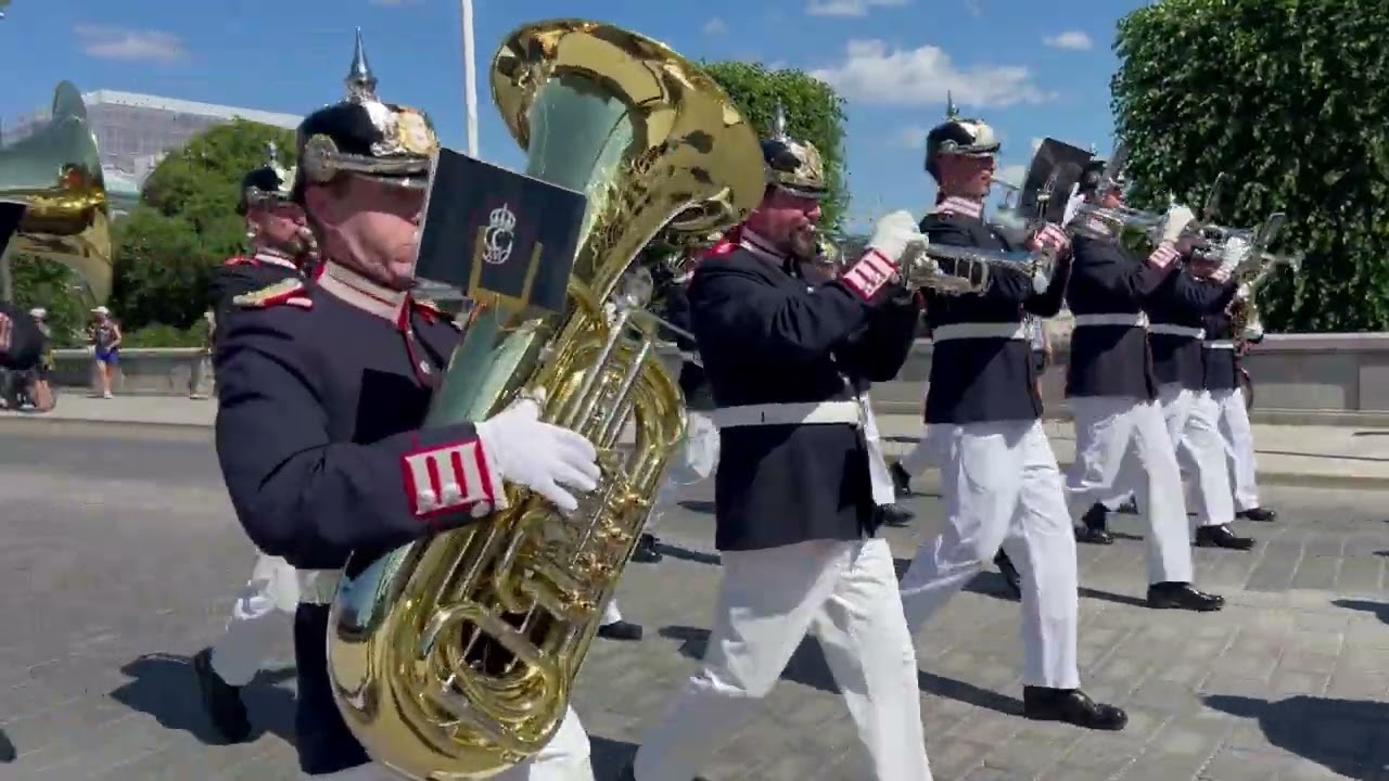 Changing of the Guard, Stockholm, Sweden - The Royal Swedish Army Band / Arméns musikkår