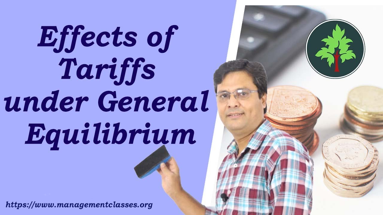 Effects of Tariffs under General Equilibrium in Hindi