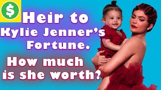 Stormi Webster.Kylie Jenner’ daughter net worth , playhouses, birthday, biological father, age
