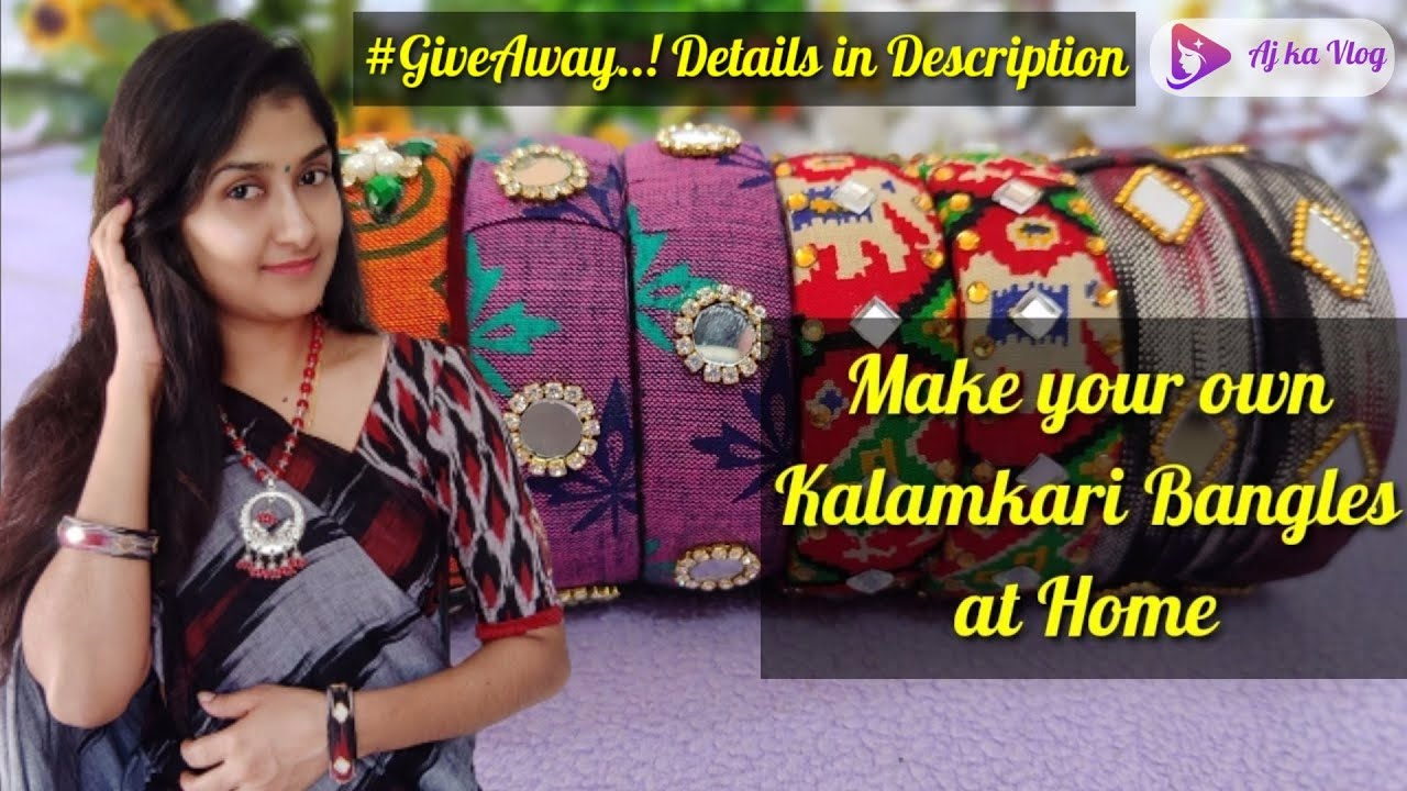 Браслеты из ткани каламкари | Легко сделать дома | Изготовление браслетов каламкари #розыгрыш