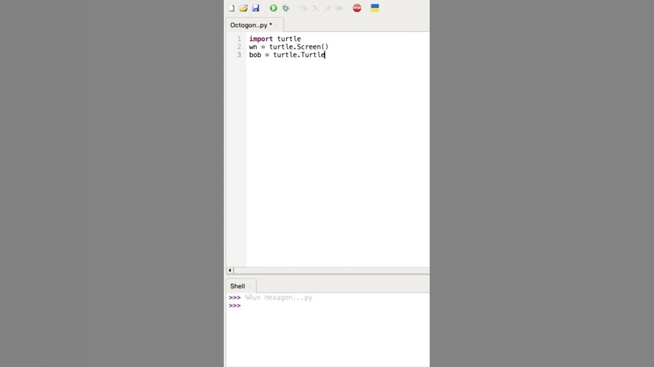 How to make an octagon using python coding. #coding #python # ...