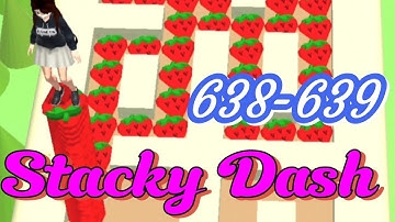 Exclusive sneak peek of the new "stacky dash" level 638-639