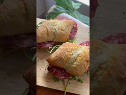 Quick Delicious Salami Sandwich Sandwich Asmr Asmrfood 